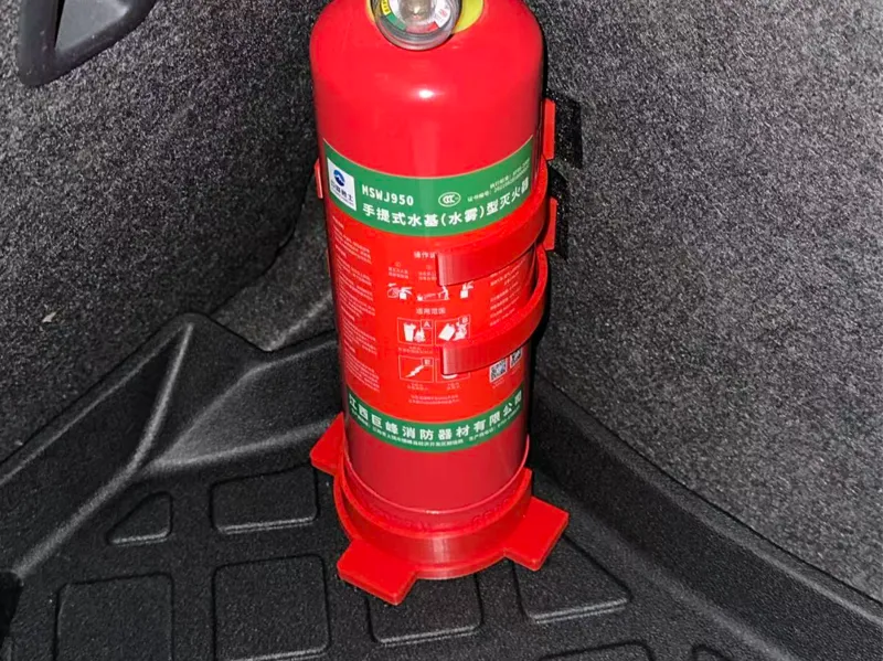 直径8.5cm、950ml车载灭火器固定器（需自粘魔术贴）