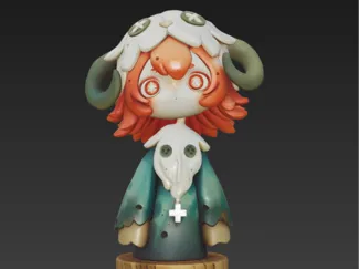 恶魔娃娃 白模