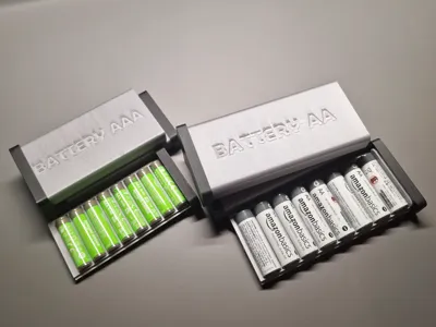 Magnetic Battery Holder AA – AAA