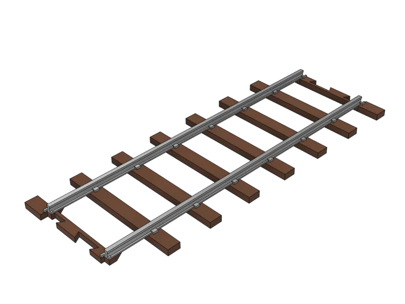 Straight Tracks Customizable - Dragon Railway