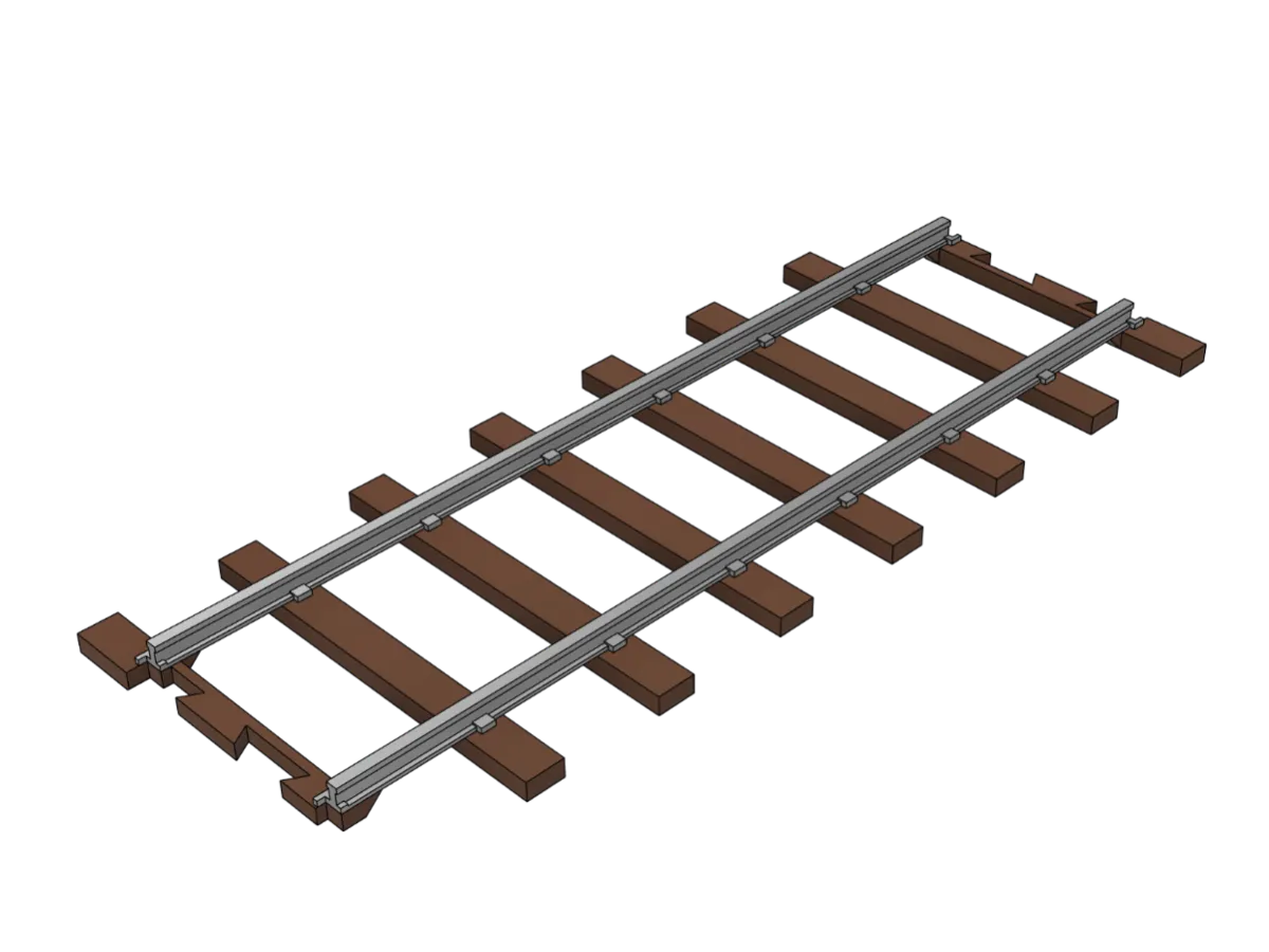 Train Track. Download Straight Tracks Customizable - Dragon Railway - Free 3D Print Model ...