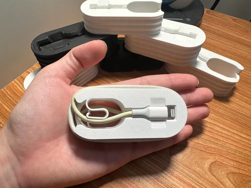 束线器--V6完全体(参数化设计) 数据线收纳