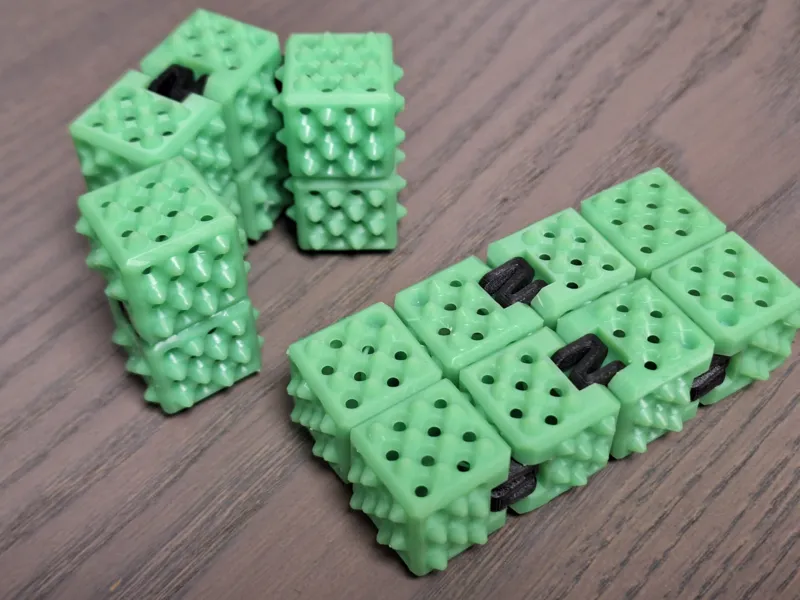Infinity fidget cube with massage spikes for SLA