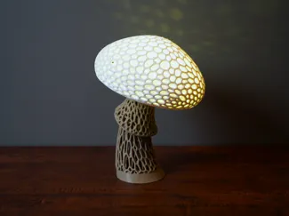Voronoi Mushroom Lamp
