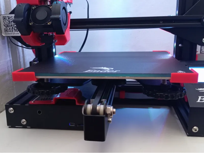 Ender3 table mount, glass 4mm or other, stable