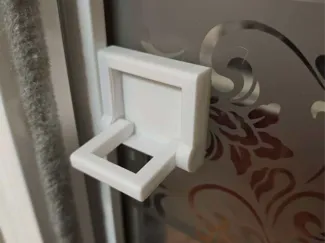 一体打印的推拉门门锁