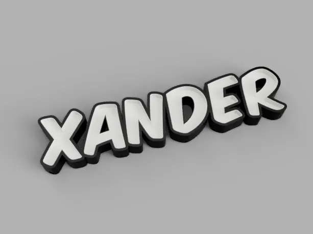 LED Namenslampe Xander Name Lamp 