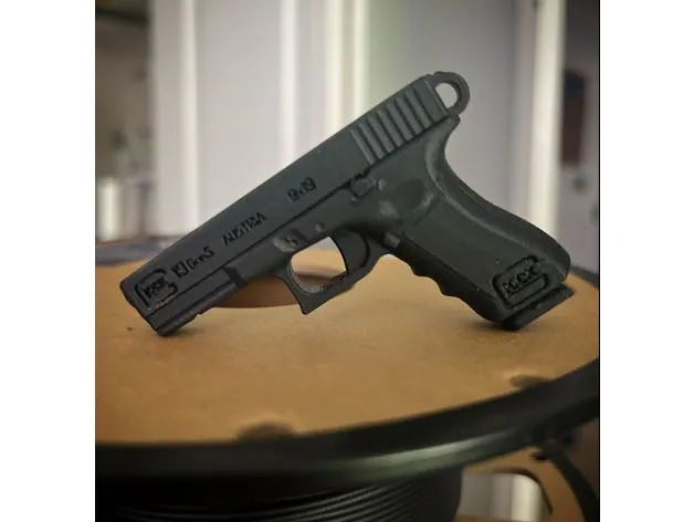 Pistol Keychain