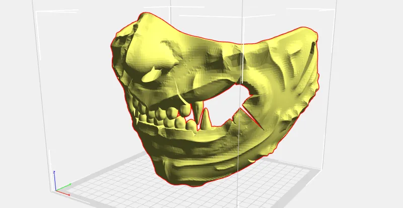 Oni Mask scar