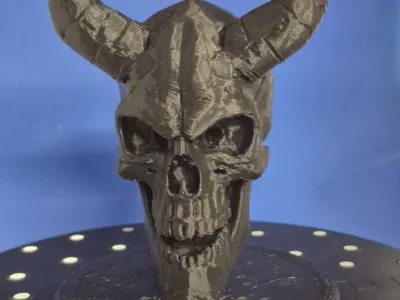 Skull with Horns