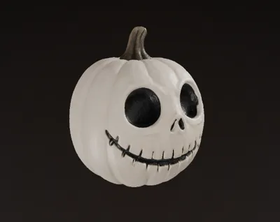 Jack Skellington Pumpkin Halloween - Free 3D Print Model - MakerWorld