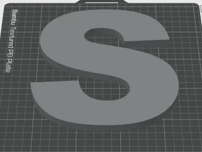 letter and screw support
