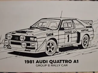 Hueforge Audi Quattro A1 – Group B,1981, Rally Car