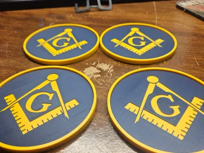 Free Mason coaster