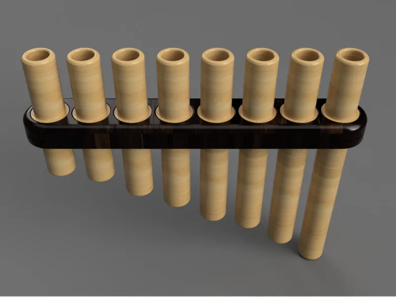 Indian Pan Flute – 8 Notes (C5 to C6)
