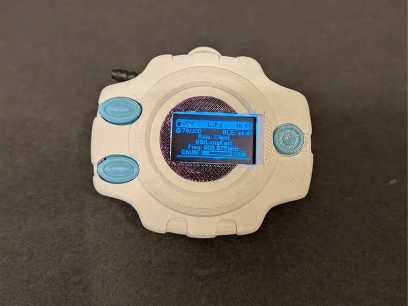 Digimon Digivice Heltec V3 Case for Meshtastic