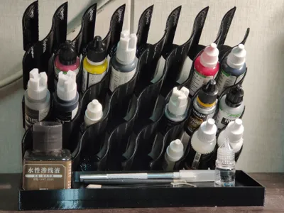 Water-Based Paint Storage Rack