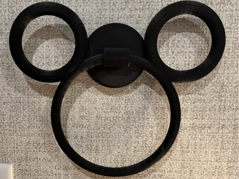 Mickey hand towel holder