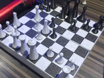 Portable Chess Set (Magnetic Pieces)