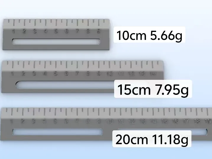 直尺 尺子 三种规格 10cm 15cm 20cm 