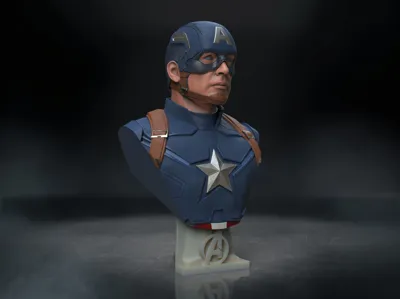 Captain America Bust
