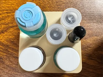 Brush Cleaner Organizer for Bambu Lab Kit