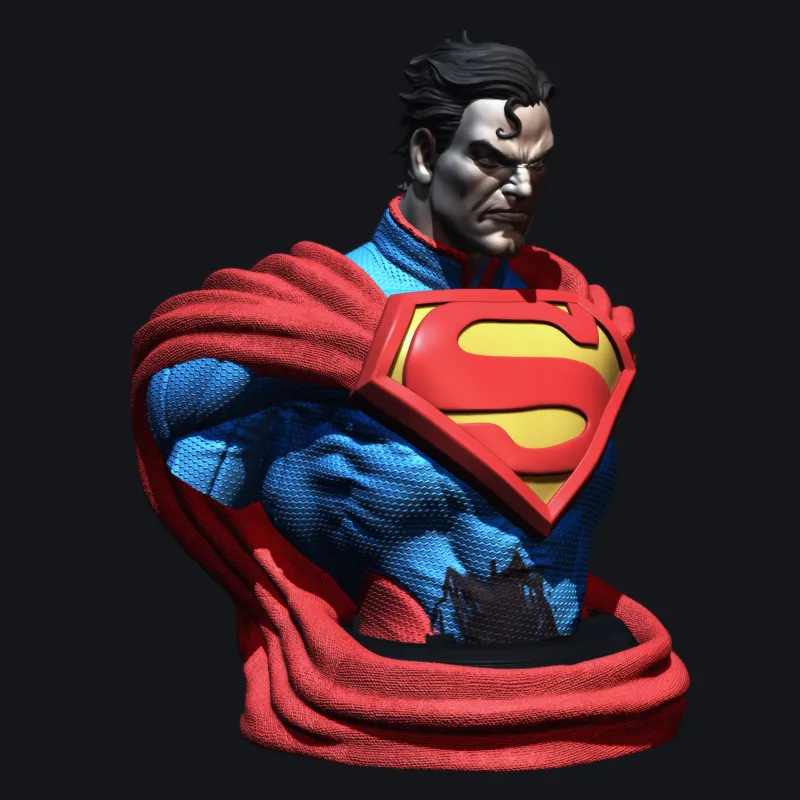 Bust Superman kills The Joker Injustice CG Pyro