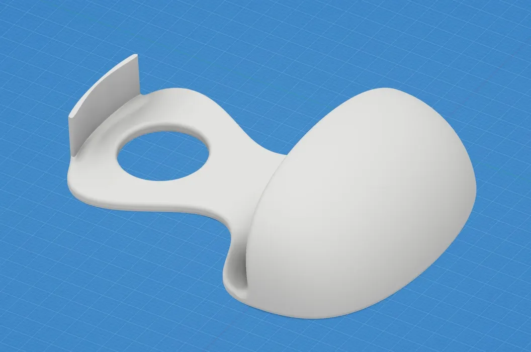 Rendered image of the boot insert from Autodesk Fusion