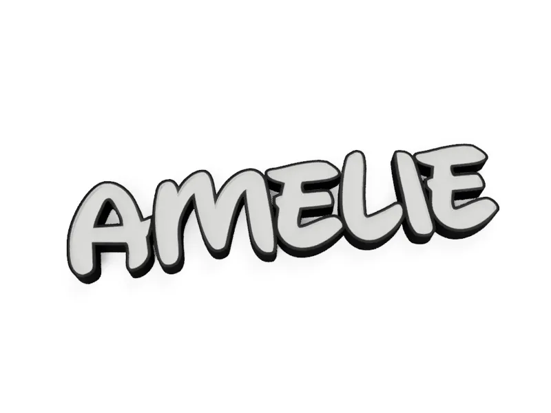 Namenslampe LED Amelie Name Lamp 