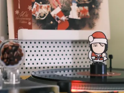 Tatsuro Yamashita Christmas Vinyl Town, Multi-color Printing