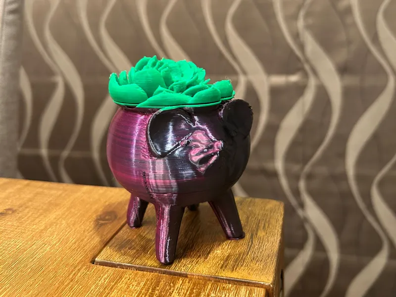 mouse plant pot