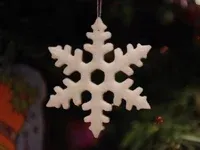 Snowflake Christmas ornament