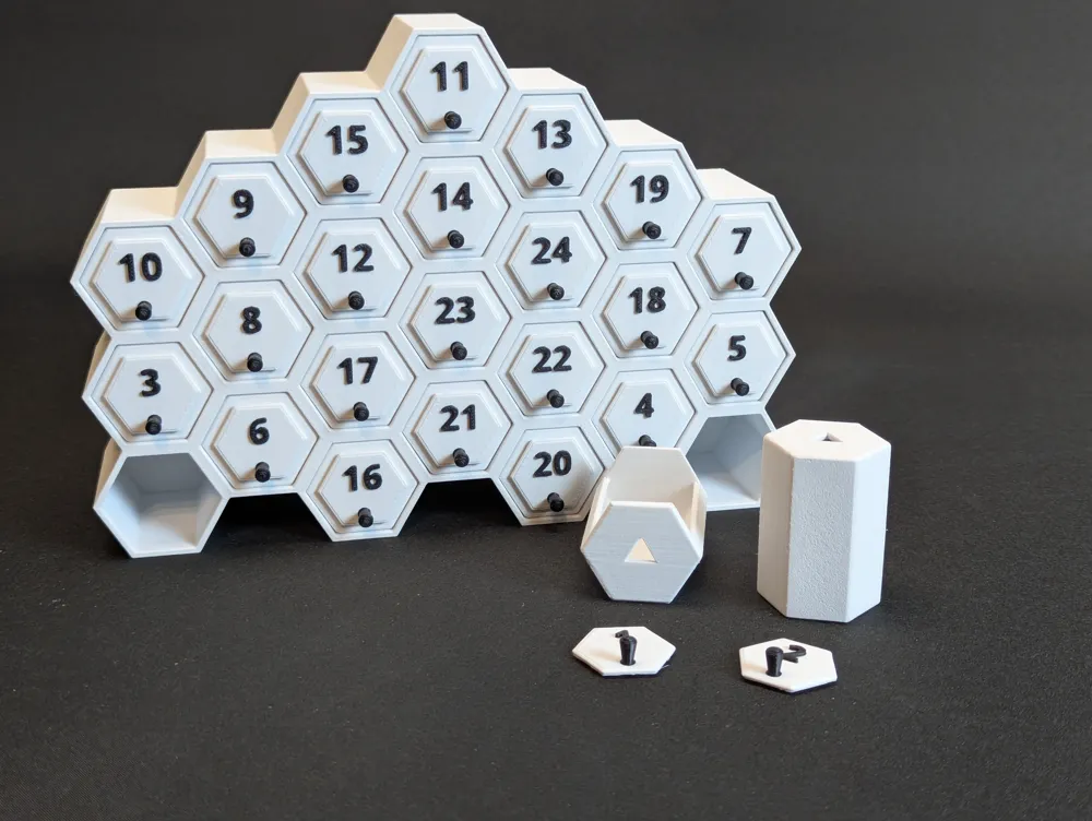 Mini Advent Calendar - Free 3D Print Model - MakerWorld