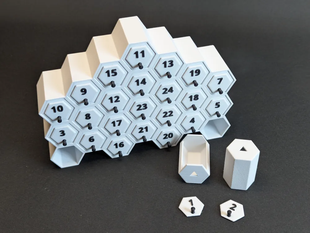 Mini Advent Calendar - Free 3D Print Model - MakerWorld
