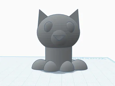 Bust of cat