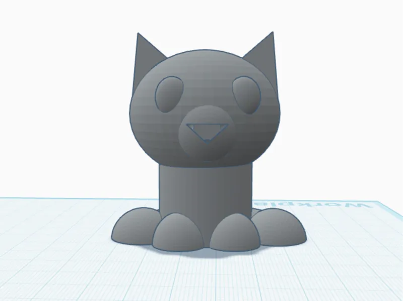 Bust of cat