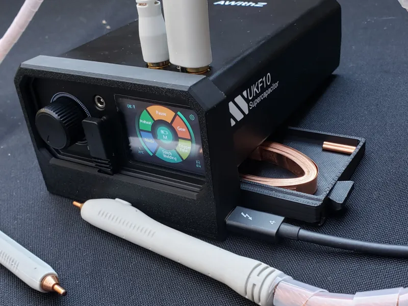 AwithZ UKF10 spot welder usb relocate with drawer