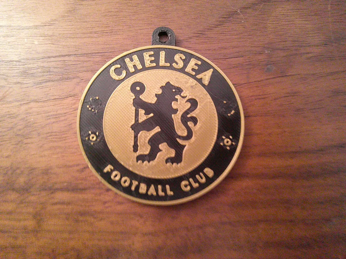 Chelsea Logo Keychain by The Barça guy MakerWorld: Download Free 3D Models
