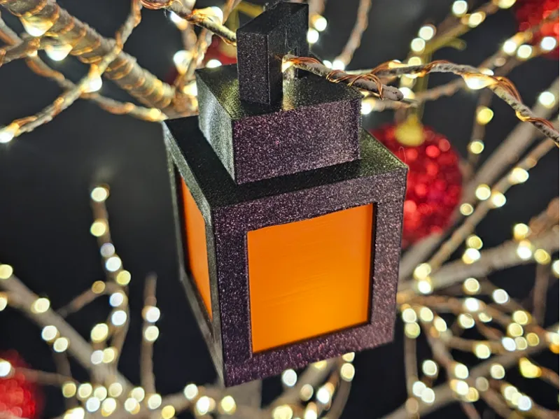 Minecraft Lantern Christmas Decoration No AMS