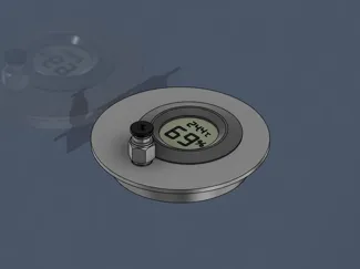 Hygrometer and PC-m6 Connector for 49.5mm hole