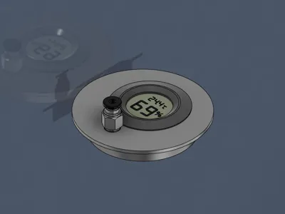 Hygrometer and PC-m6 Connector for 49.5mm hole