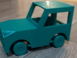SUV with wheels, luggage and suspension v2