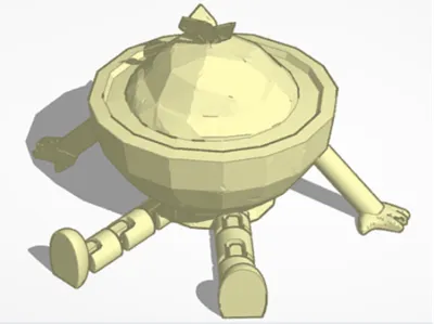 Articulated Mashed Potato Bowl Buddy