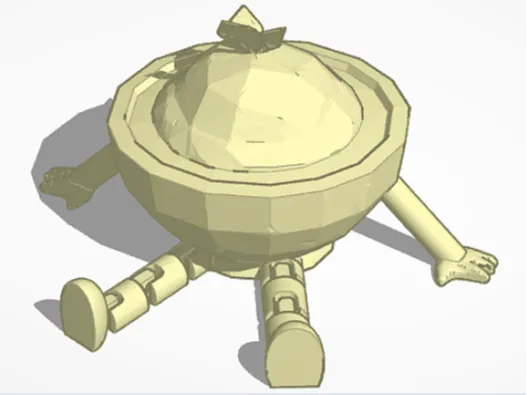 Articulated Mashed Potato Bowl Buddy