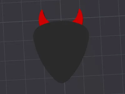 horned Devil Guitar Pick
