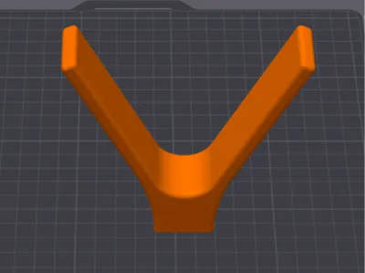 V-yoke monopod attachment