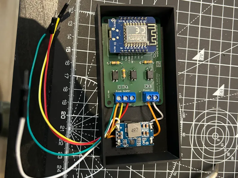 Box for Micronova stove controller by Philibertc