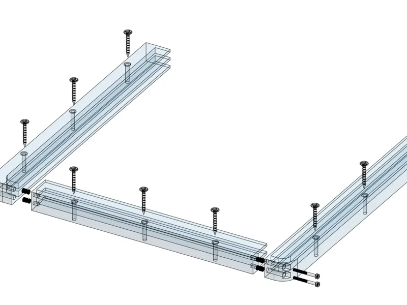 Creality K1 Max (300x300x300) Bed Plate Mount