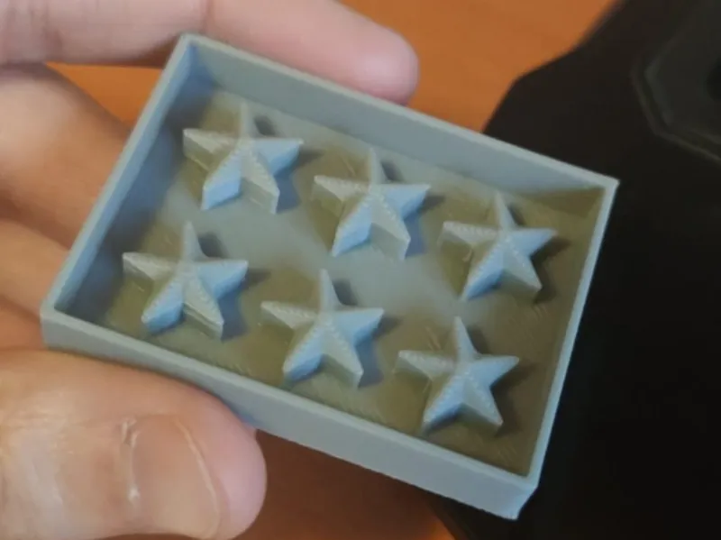 6 star silicon mold 