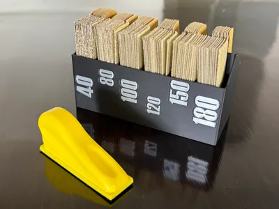 Sandpaper Holder for 30 x 93mm paper